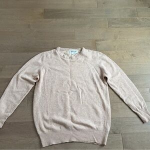 Vintage La Mode Du Golf Beige Cashmere Sweater